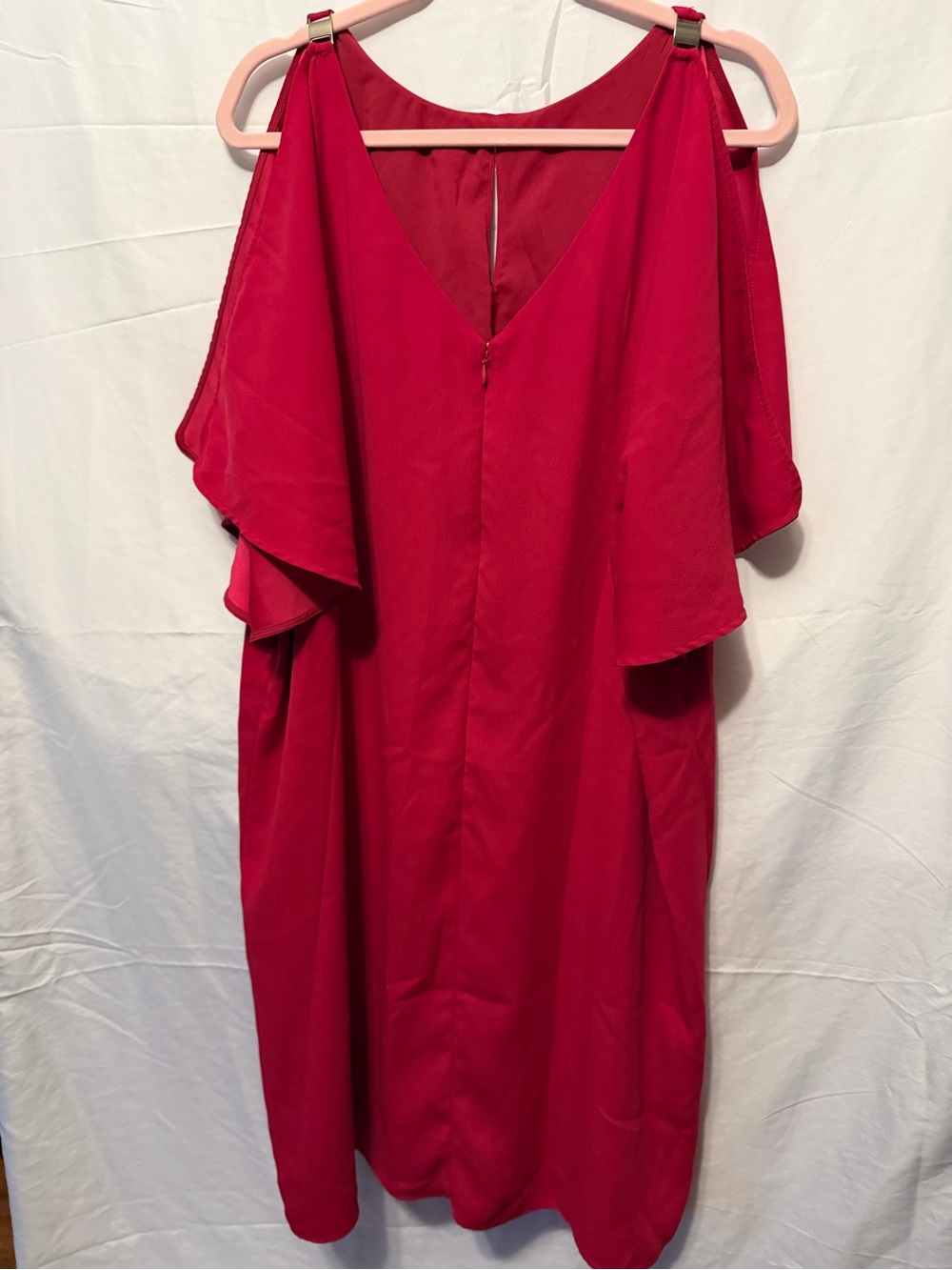 White House Black Market Red Midi Dress - Picture 4 of 4